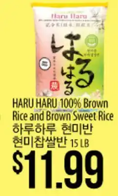 Hmart HARU HARU 100% Brown Rice and Brown Sweet Rice offer