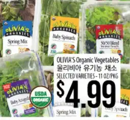 Hmart OLIVIA'S Organic Vegetables offer