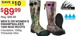 Dunham's Sports MEN'S OR WOMEN'S SWAMPWALKER 1000 MUD BOOTS offer