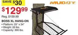 Dunham's Sports MUDDY BOSS XL HANG-ON offer