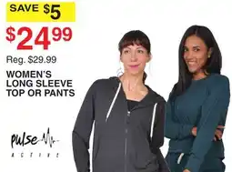 Dunham's Sports WOMEN'S LONG SLEEVE TOP OR PANTS offer