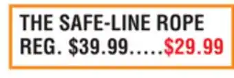Dunham's Sports THE SAFE-LINE ROPE offer