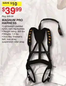 Dunham's Sports MUDDY MAGNUM PRO HARNESS offer