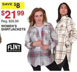 Dunham's Sports FLINT WORKWEAR WOMEN'S SHIRT JACKETS offer