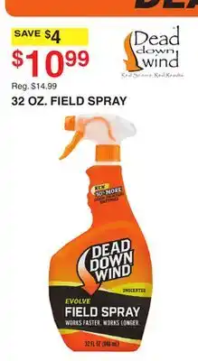 Dunham's Sports 32 OZ. FIELD SPRAY offer
