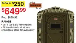 Dunham's Sports TERRAIN RANGE offer