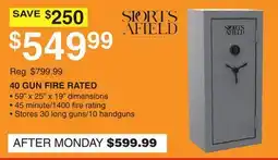 Dunham's Sports SPORT'S AFIELD 40 GUN FIRE RATED offer
