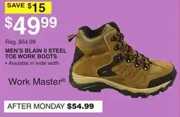 Dunham's Sports MEN'S BLAIN II STEEL TOE WORK BOOTS offer