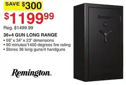 Dunham's Sports REMINGTON 36+4 GUN LONG RANGE offer