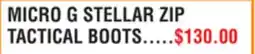 Dunham's Sports MICRO G STELLAR ZIP TACTICAL BOOTS offer