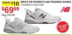 Dunham's Sports MEN'S OR WOMEN'S 608 TRAINING SHOES offer