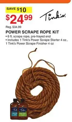 Dunham's Sports POWER SCRAPE ROPE KIT offer