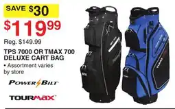 Dunham's Sports TPS 7000 OR TMAX 700 DELUXE CART BAG offer