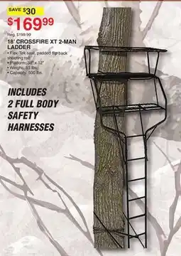 Dunham's Sports 18 CROSSFIRE XT 2-MAN LADDER offer