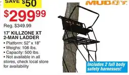 Dunham's Sports 17' KILLZONE XT 2-MAN LADDER offer