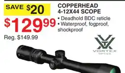 Dunham's Sports COPPERHEAD 4-12X44 SCOPE offer