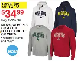 Dunham's Sports MEN'S, WOMEN'S OR YOUTH FLEECE HOODIE OR CREW offer