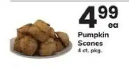Safeway Pumpkin Scones offer