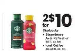 Safeway Starbucks Drinks offer
