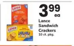 Safeway Lance Sandwich Crackers offer