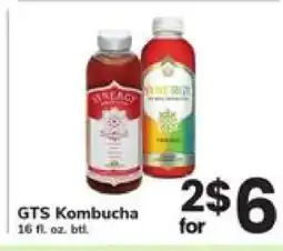 Safeway GTS Kombucha offer