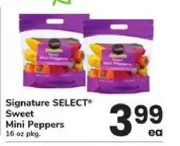 Safeway Signature SELECT Sweet Mini Peppers offer