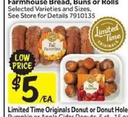 Stop&Shop Limited Time Originals Donut or Donut Hole offer