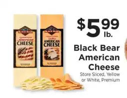 ShopRite Black Bear American Cheese offer