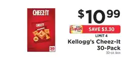 ShopRite Kellogg's Cheez-It 30-Pack offer