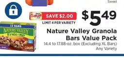 ShopRite Nature Valley Granola Bars Value Pack offer