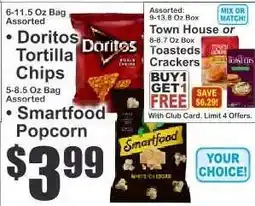 Key Food Smartfood Popcorn offer