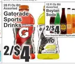 Key Food Gatorade Sports Drinks offer