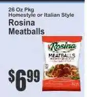 Key Food Rosina Meatballs offer
