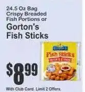 Key Food Gorton's Fish Sticks offer