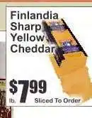 Key Food Finlandia Sharp Yellow Cheddar offer