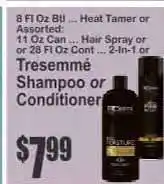 Key Food Tresemme Shampoo or Conditioner offer