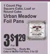 Key Food Urban Meadow Foil Pans offer