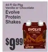 Key Food Evolve Protein Shakes offer
