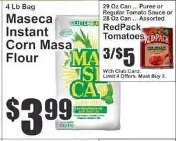 Key Food Maseca Instant Corn Masa Flour offer