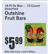 Key Food Outshine Fruit Bars offer