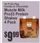 Key Food Muscle Milk Pro33 Protein Shakes 4 Pack offer