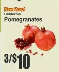 Key Food Pomegranates offer