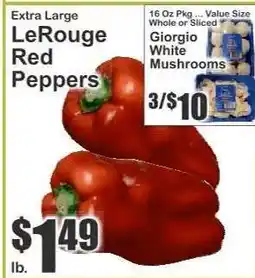 Key Food LeRouge Red Peppers offer