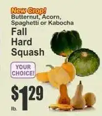 Key Food Fall Hard Squash offer