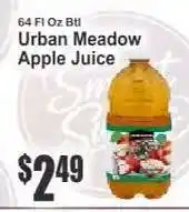 Key Food Urban Meadow Apple Juice offer