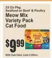 Key Food Meow Mix Variety Pack Cat Food offer