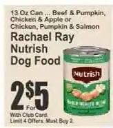 Key Food Rachael Ray Nutrish Dog Food offer