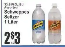 Key Food Schweppes Seltzer offer