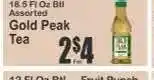 Key Food Gold Peak Tea offer