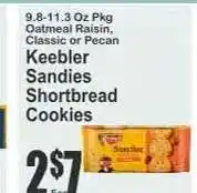 Key Food Keebler Sandies Shortbread Cookies offer